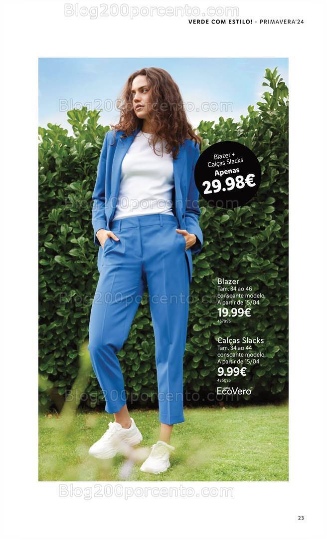 Antevisão Folheto LIDL Esmara Primavera Promoções a partir de 7 março