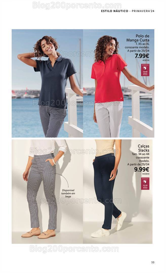 Antevisão Folheto LIDL Esmara Primavera Promoções a partir de 7 março