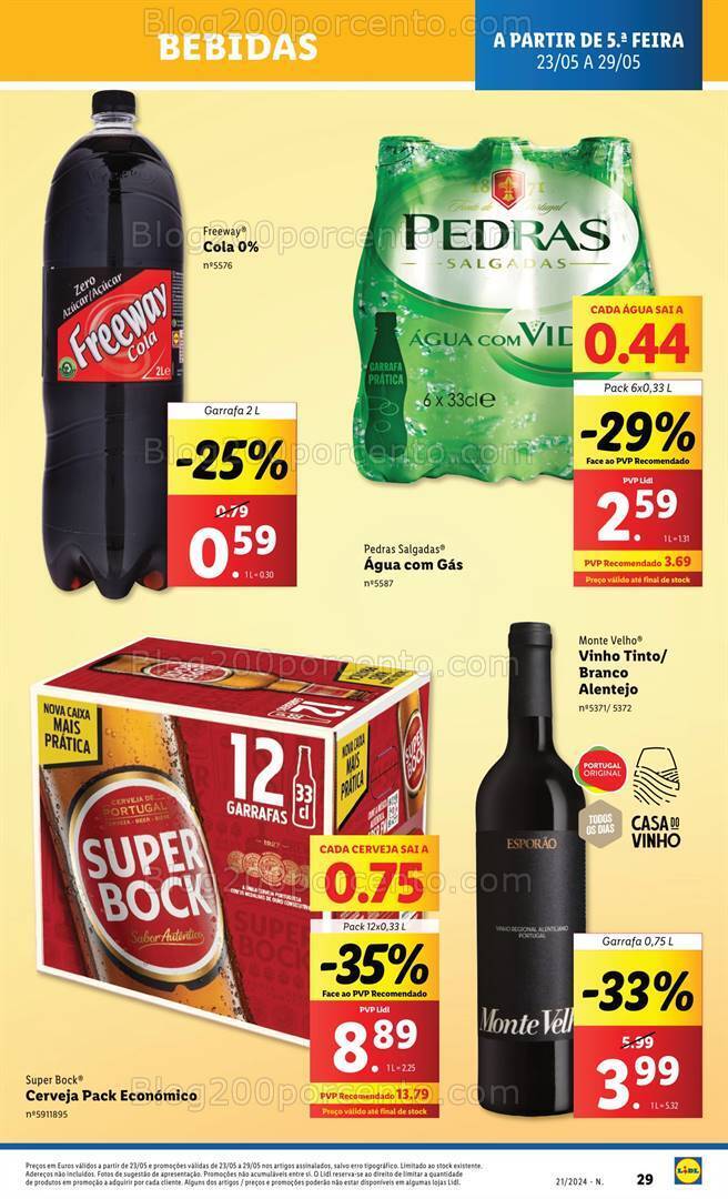 Antevisão Folheto LIDL Promoções de 23 a 29 maio