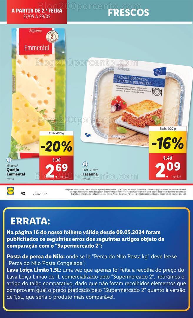 Antevisão Folheto LIDL Promoções de 23 a 29 maio