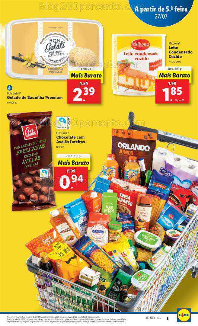 Antevisão Folheto LIDL Baixa de Preços Promoções de 27 julho a 2 agosto