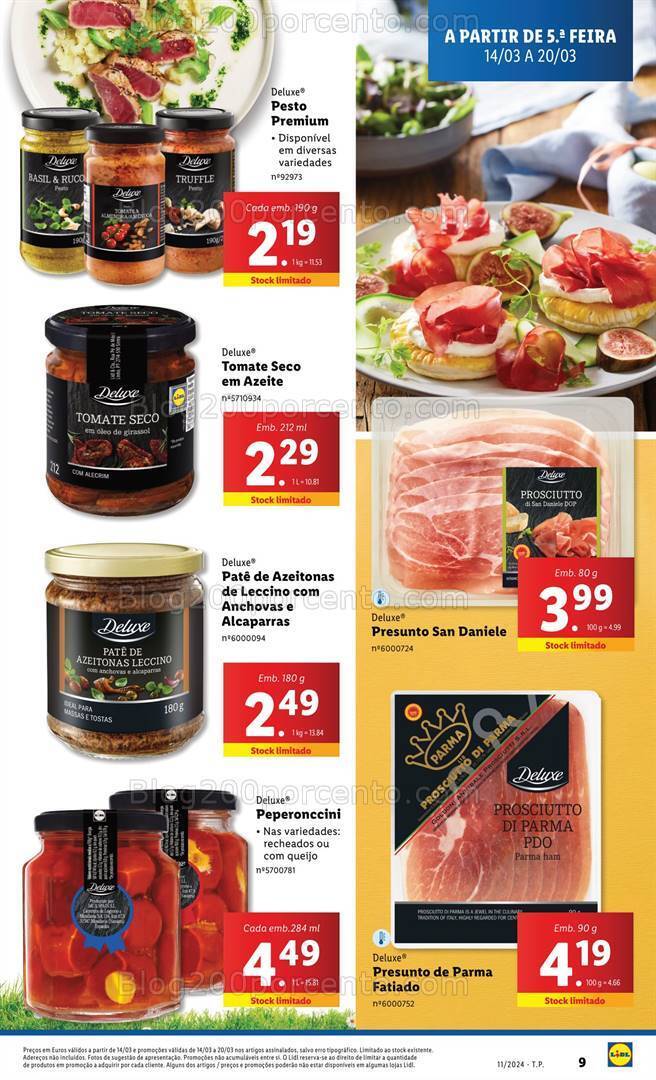 Antevisão Folheto LIDL Páscoa Promoções de 14 a 20 março
