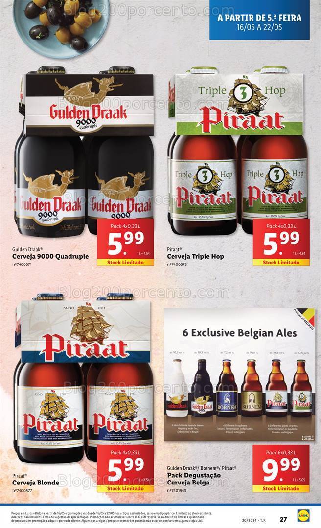 Antevisão Folheto LIDL Sabores do Mundo - Especial Cervejas Promoções de 16 a 22 maio