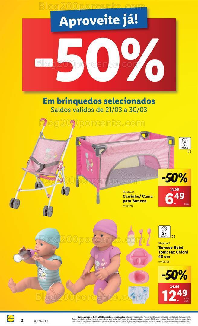 Antevisão Folheto LIDL Promoções de 21 a 27 março