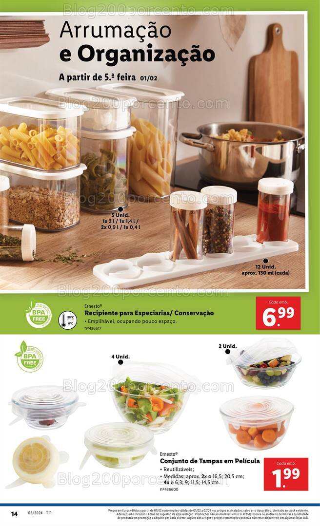 Antevisão Folheto LIDL Bazar + Promoções de 1 a 7 fevereiro