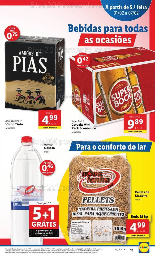 Antevisão Folheto LIDL Bazar + Promoções de 1 a 7 fevereiro
