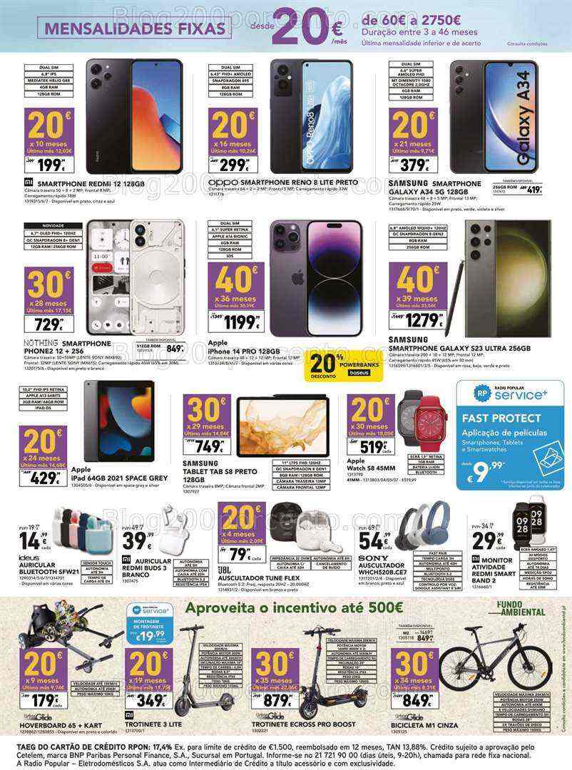 Antevisão Folheto RADIO POPULAR Promoções de 20 julho a 2 agosto