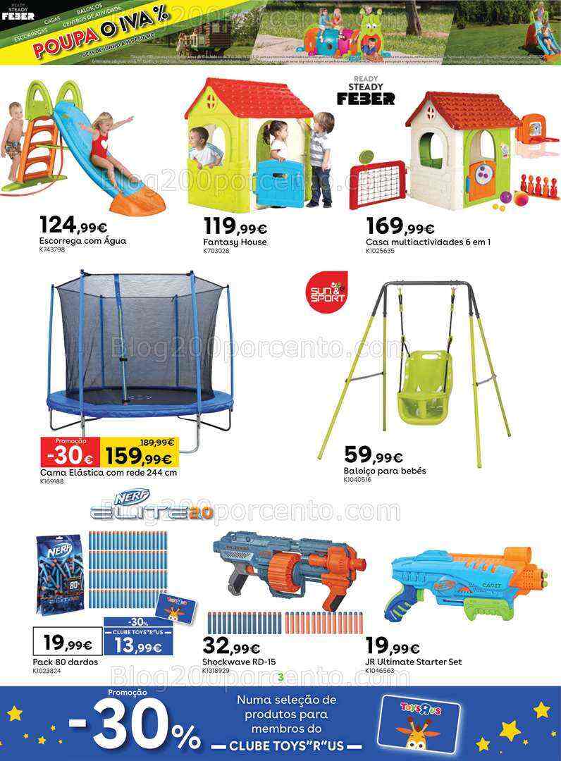 Antevisão Folheto TOYSRUS Verão Promoções de 7 a 31 julho