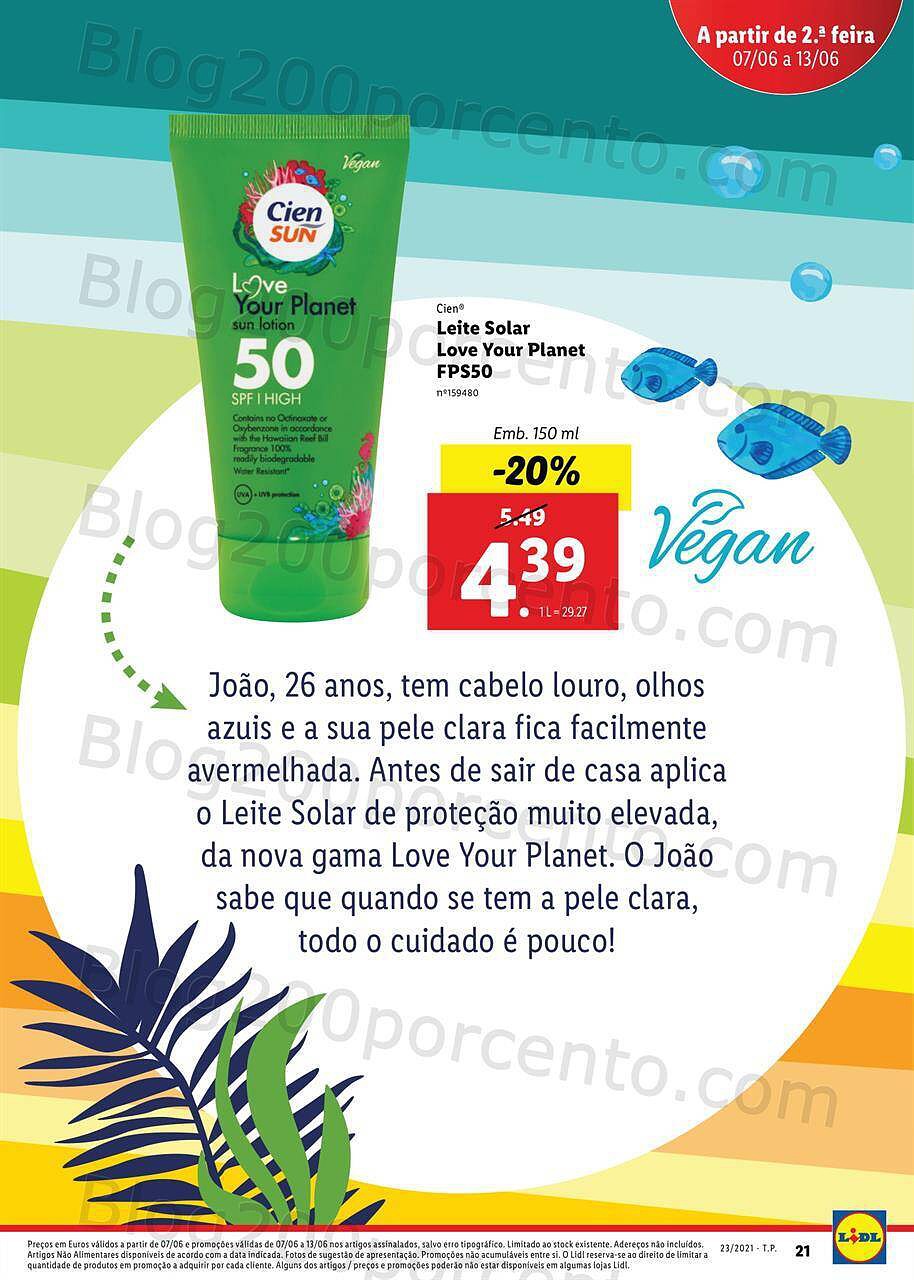 Lidl Especial Sol Praia Verão