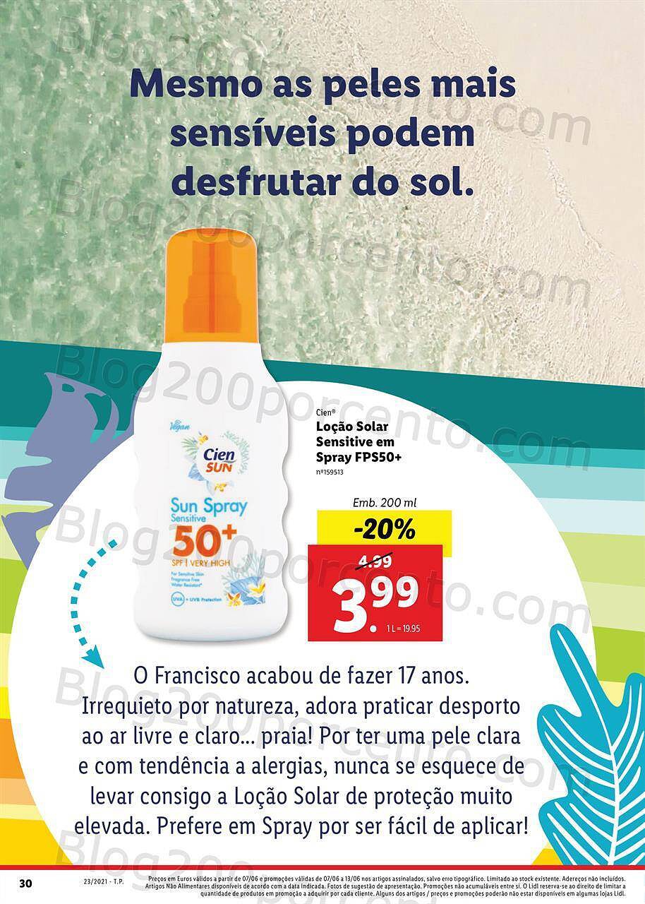 Lidl Especial Sol Praia Verão