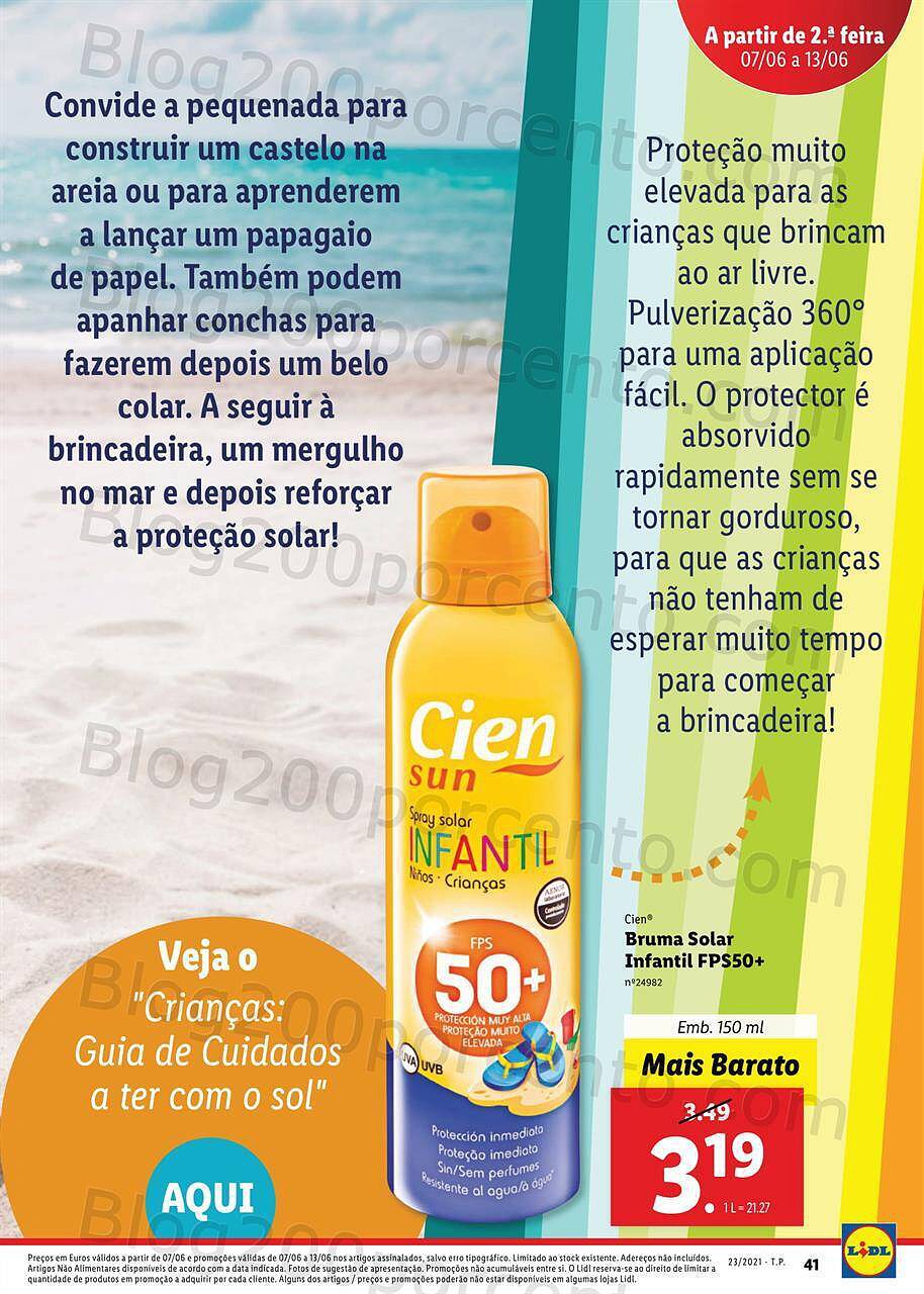 Lidl Especial Sol Praia Verão