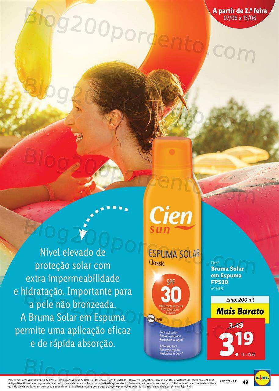 Lidl Especial Sol Praia Verão