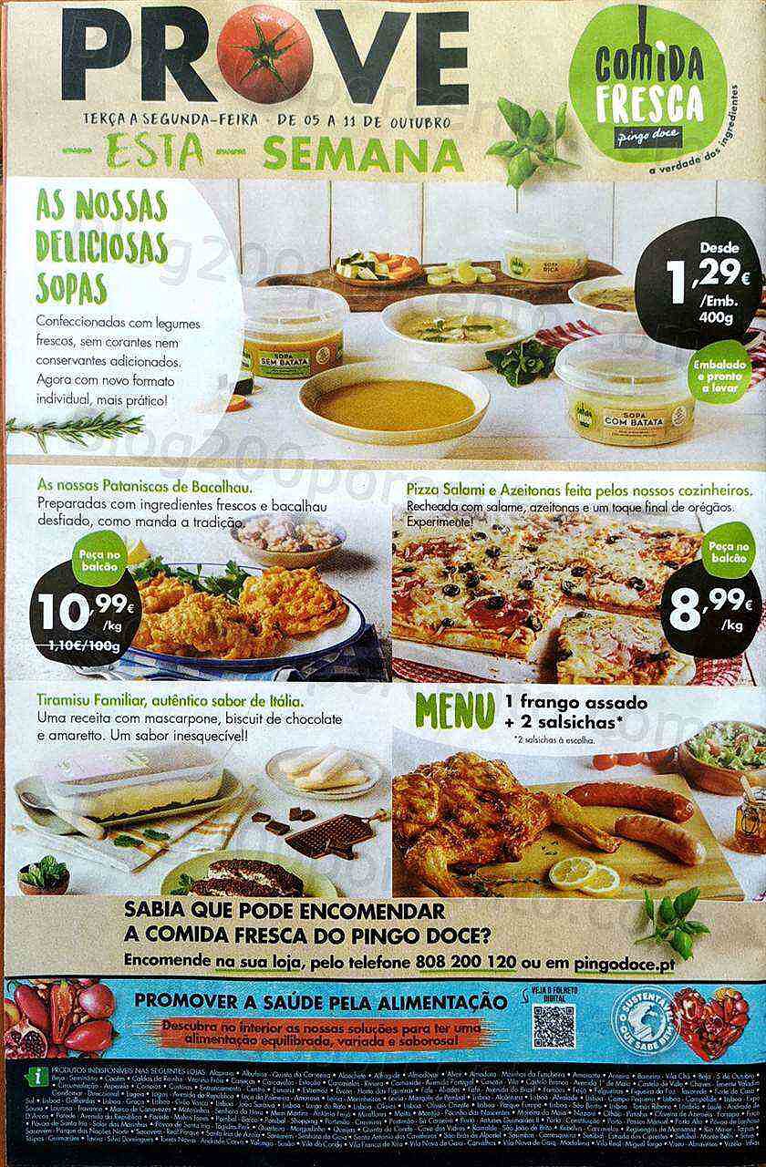 Antevisão Folheto PINGO DOCE Promoções de 5 a 11 outubro