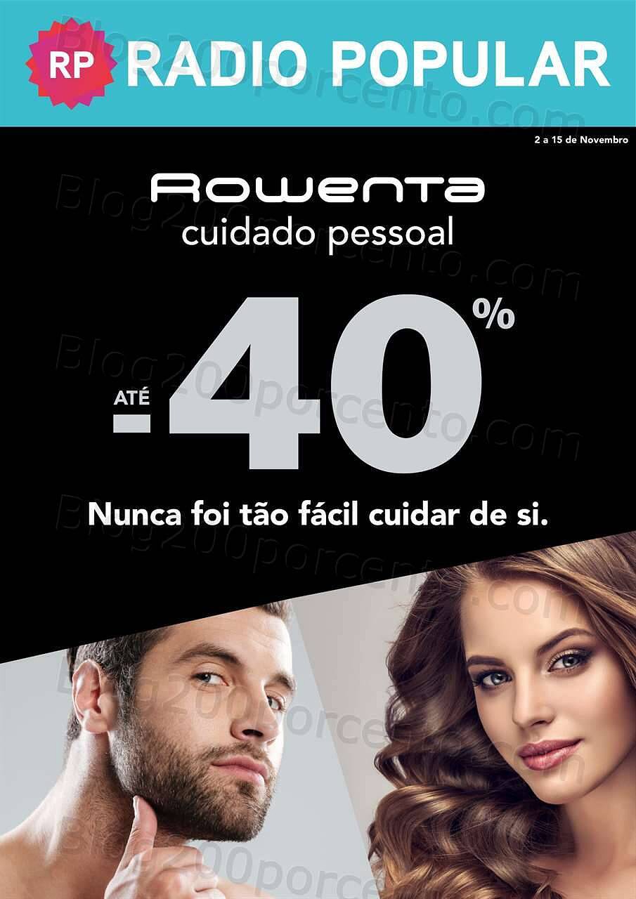 Antevisão Folheto Radio Popular Especial Rowenta