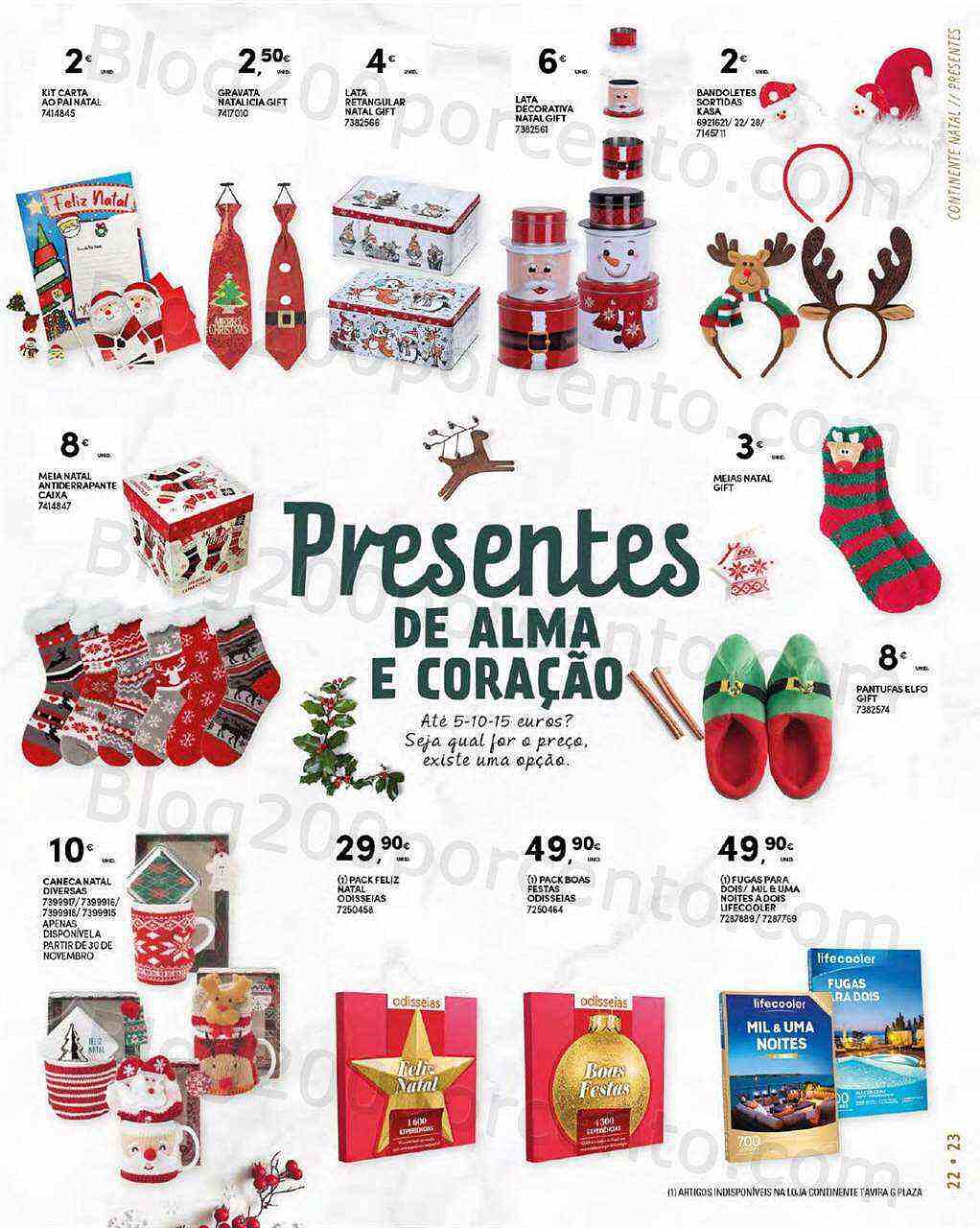 Antevisão Folheto NATAL Continente