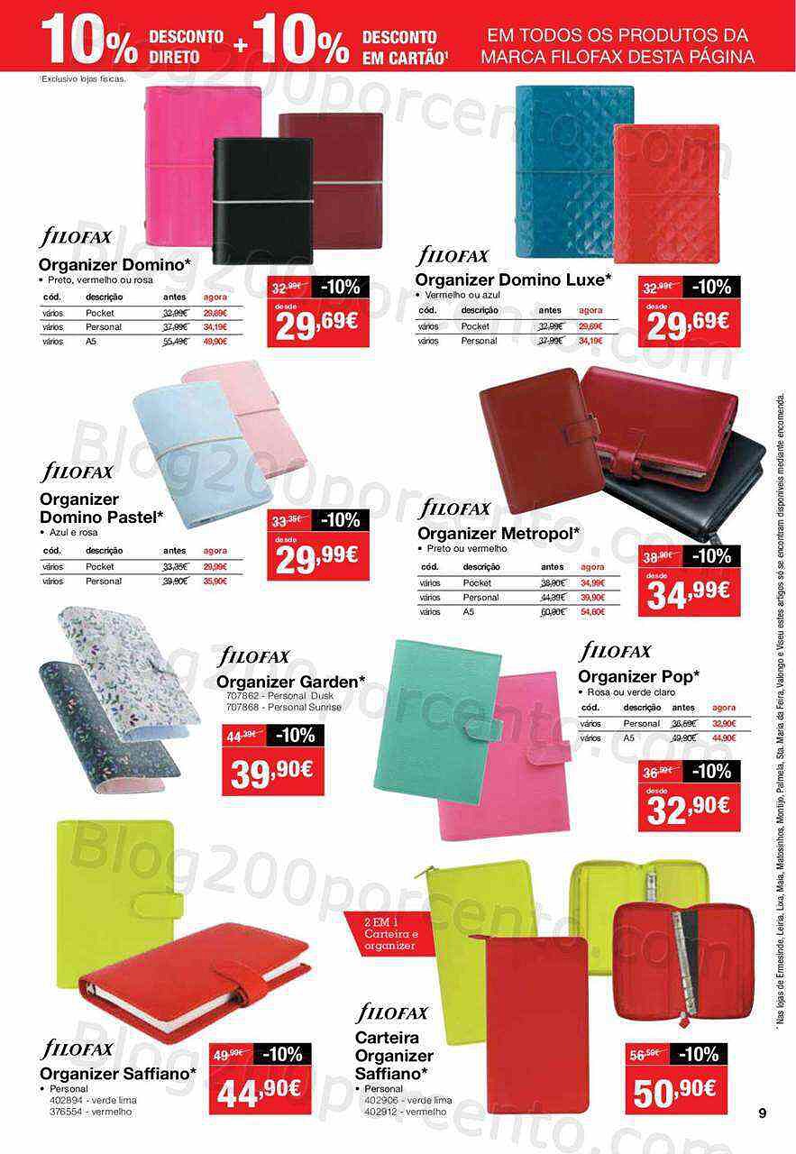 Staples agendas 8 novembro a 31 janeiro