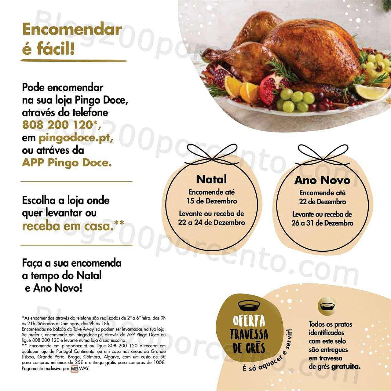 Pingo Doce Take Away Natal e Ano Novo 