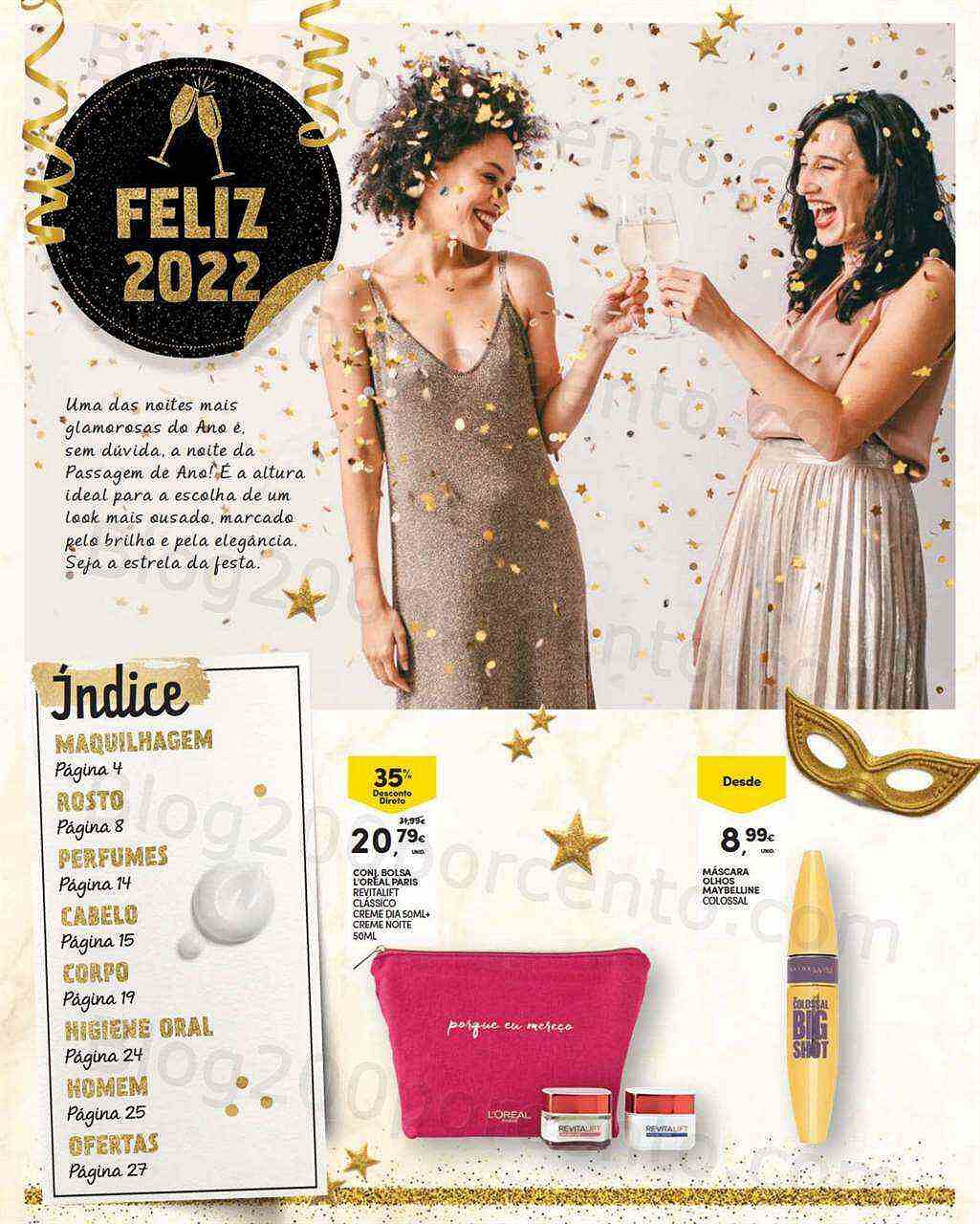 Antevisão Folheto CONTINENTE Fim de Ano em Beleza