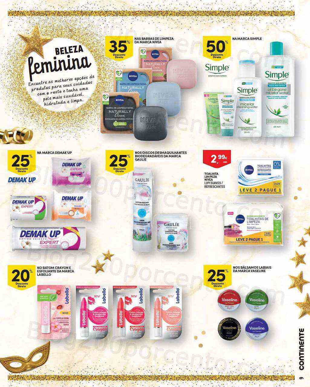 Antevisão Folheto CONTINENTE Fim de Ano em Beleza
