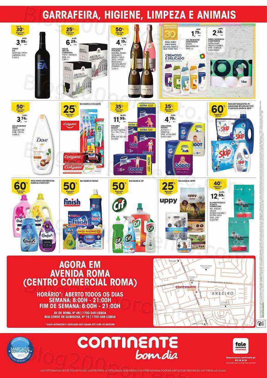 Aberturas Continente 17 a 24 dezembro