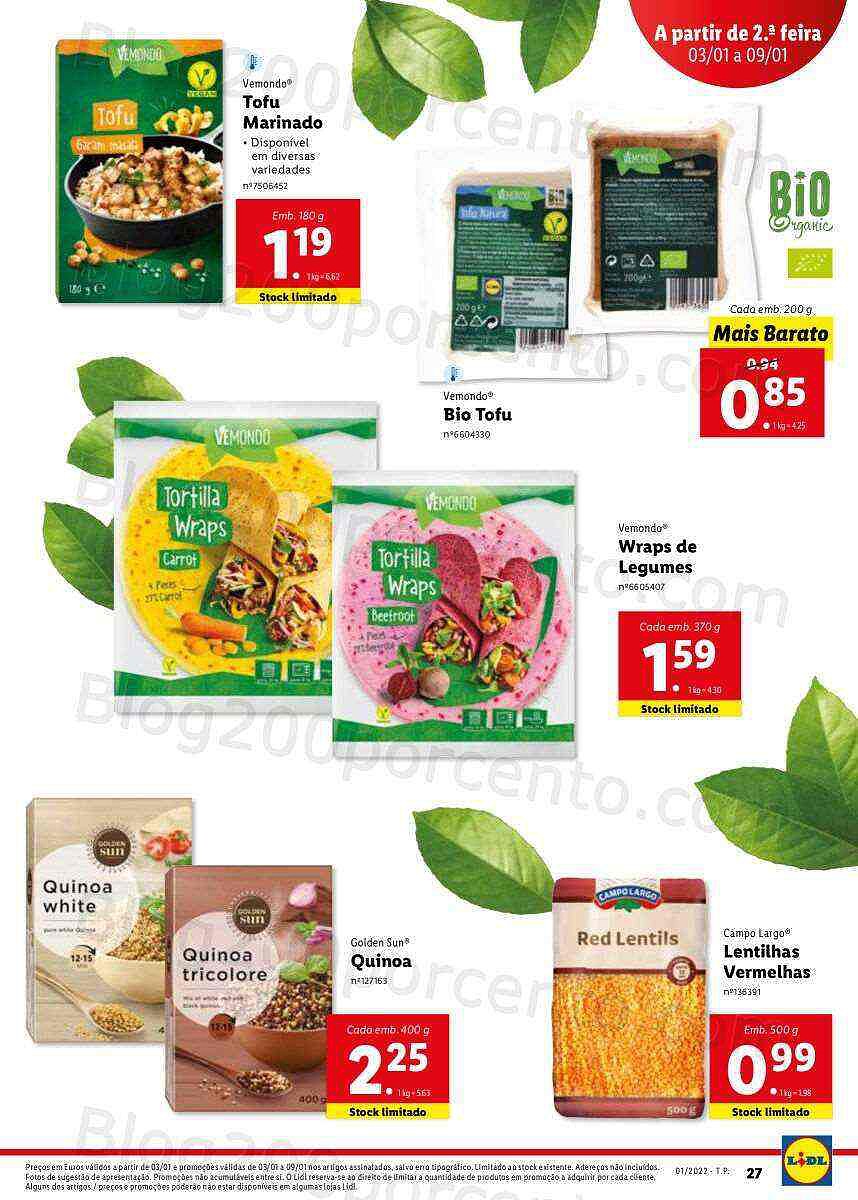 Folheto LIDL 3 a 9 janeiro