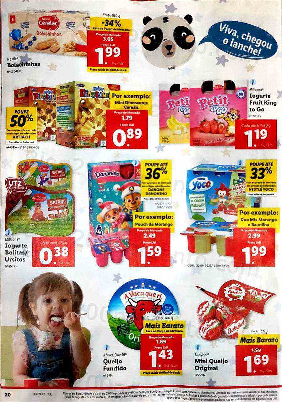 Antevisão Folheto Lidl Feira Bebé 3 a 9 janeiro