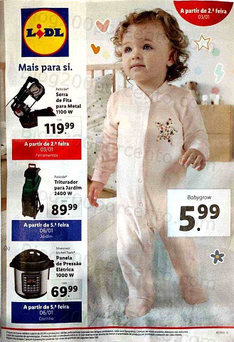 Antevisão Folheto Lidl Feira Bebé 3 a 9 janeiro