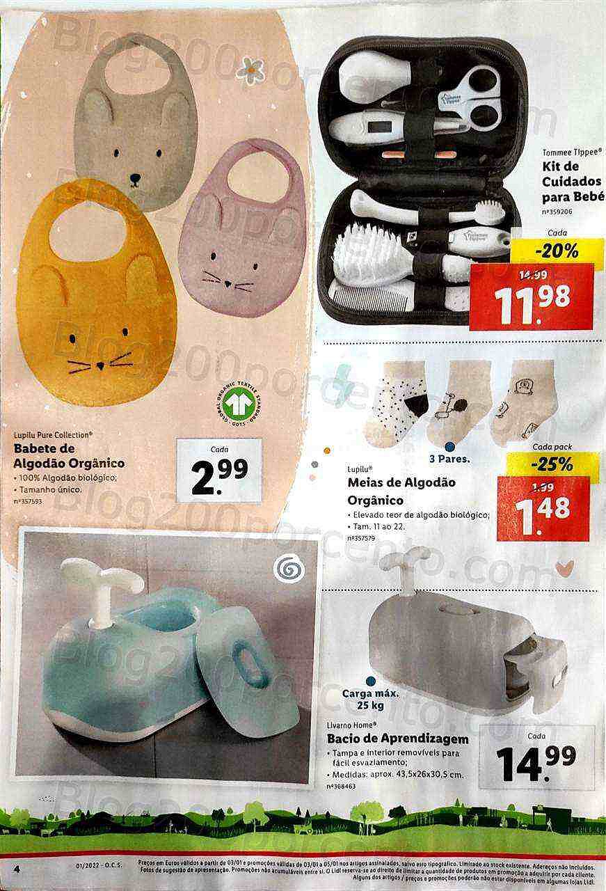 Antevisão Folheto Lidl Feira Bebé 3 a 9 janeiro