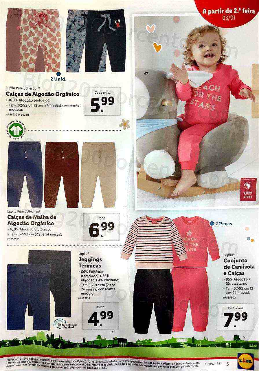 Antevisão Folheto Lidl Feira Bebé 3 a 9 janeiro