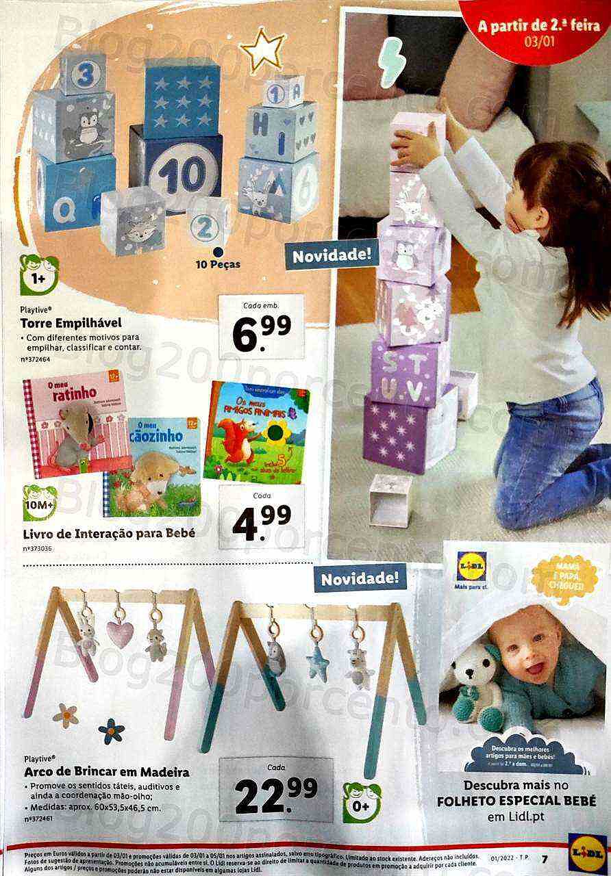 Antevisão Folheto Lidl Feira Bebé 3 a 9 janeiro