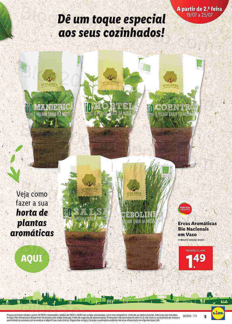 Extra LIDL Folheto Bio 19 a 25 julho