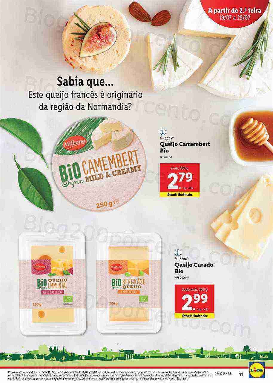 Extra LIDL Folheto Bio 19 a 25 julho