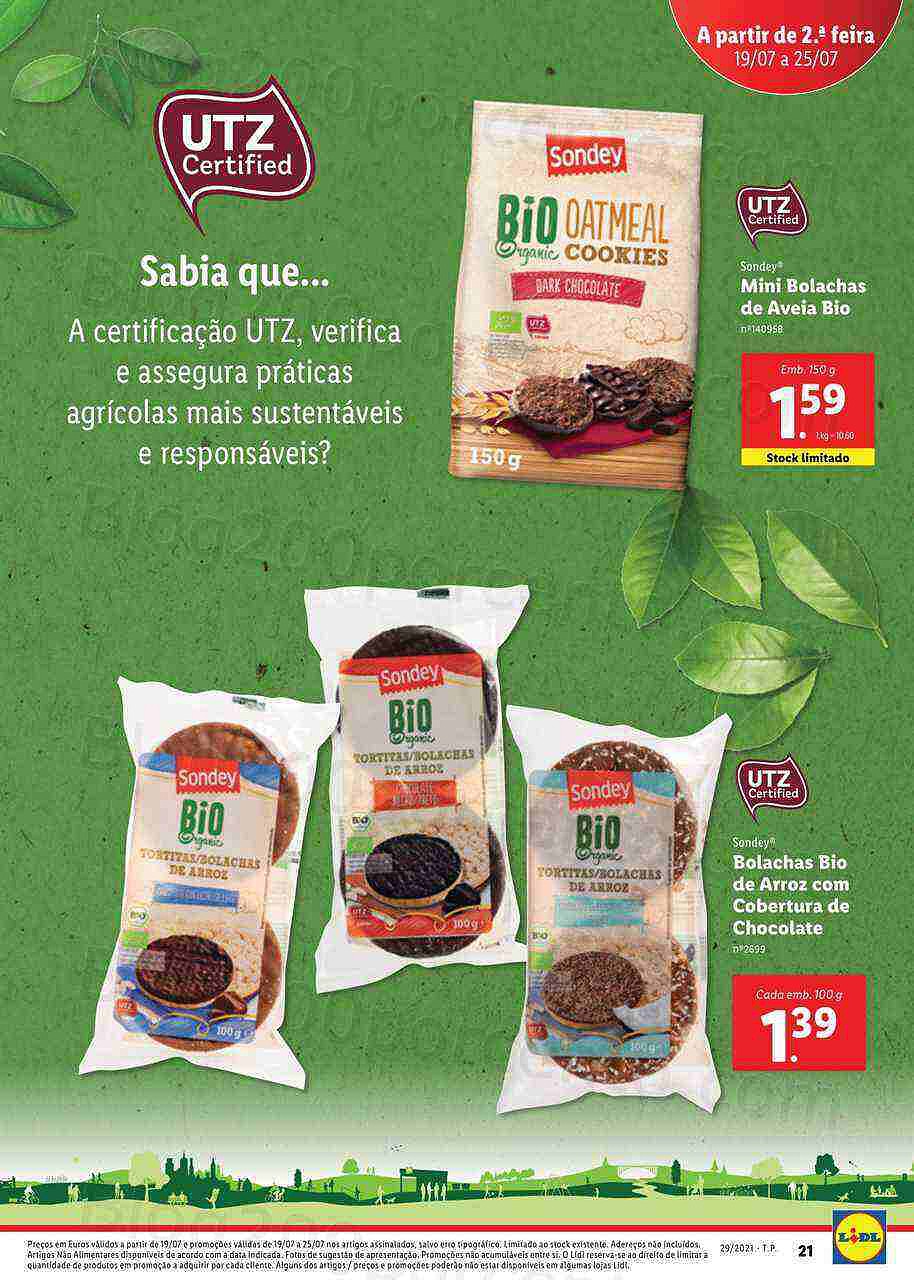 Extra LIDL Folheto Bio 19 a 25 julho