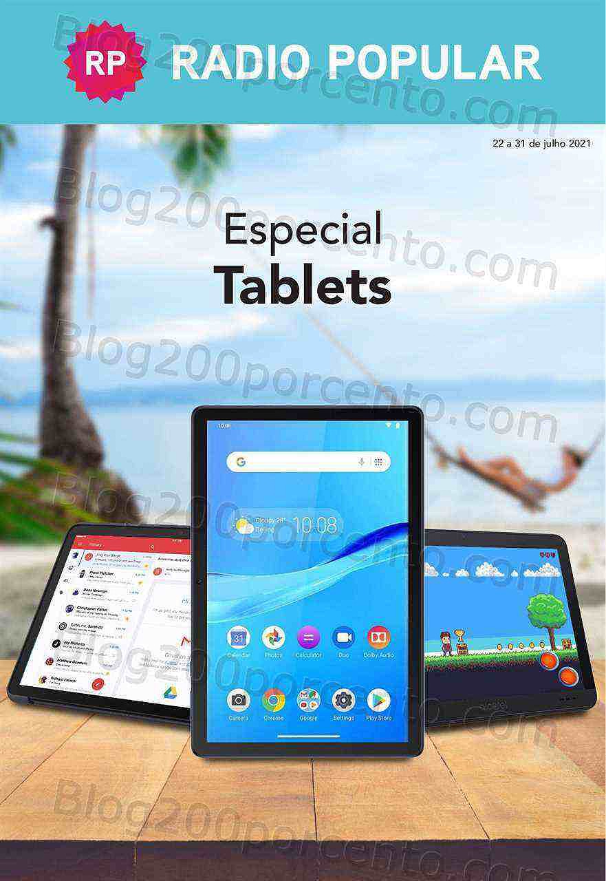 Radio Popular Especial Tablets 22 a 31 julho