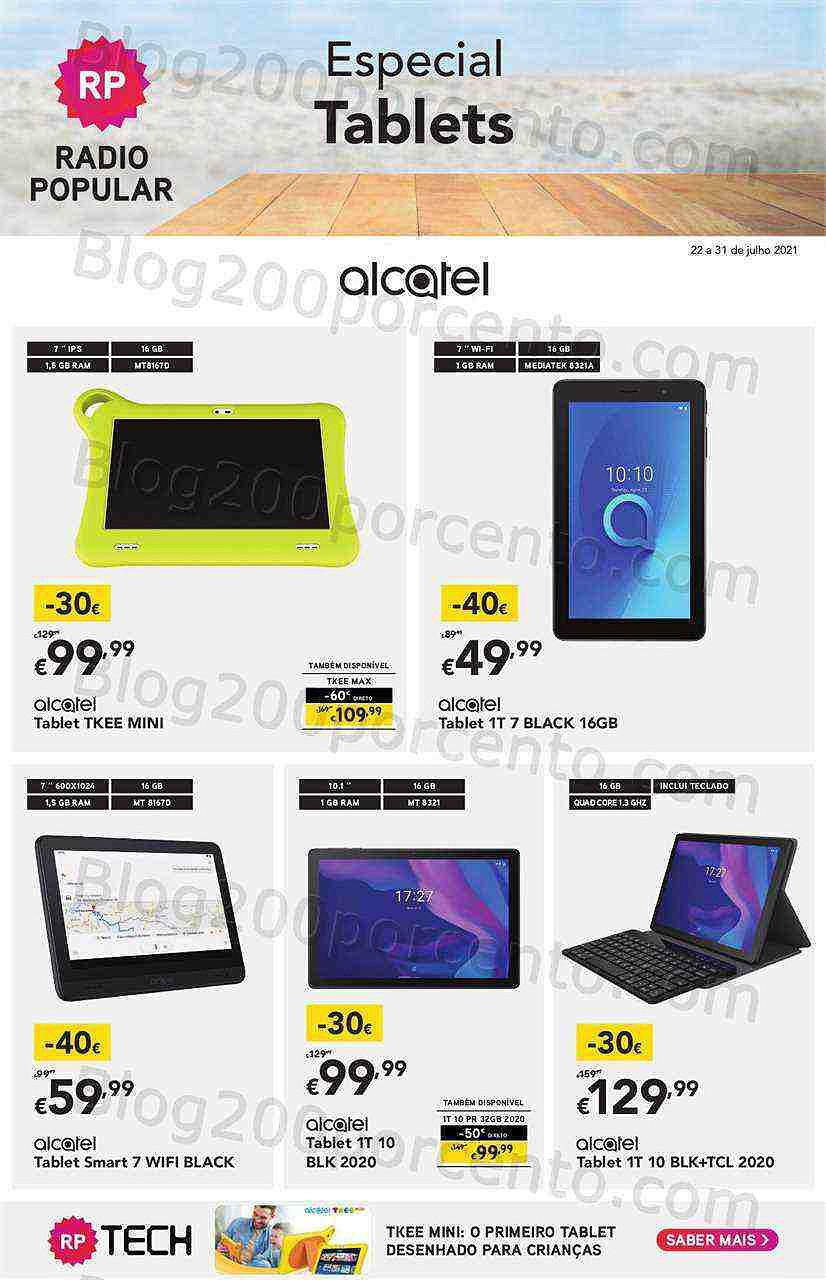 Radio Popular Especial Tablets 22 a 31 julho