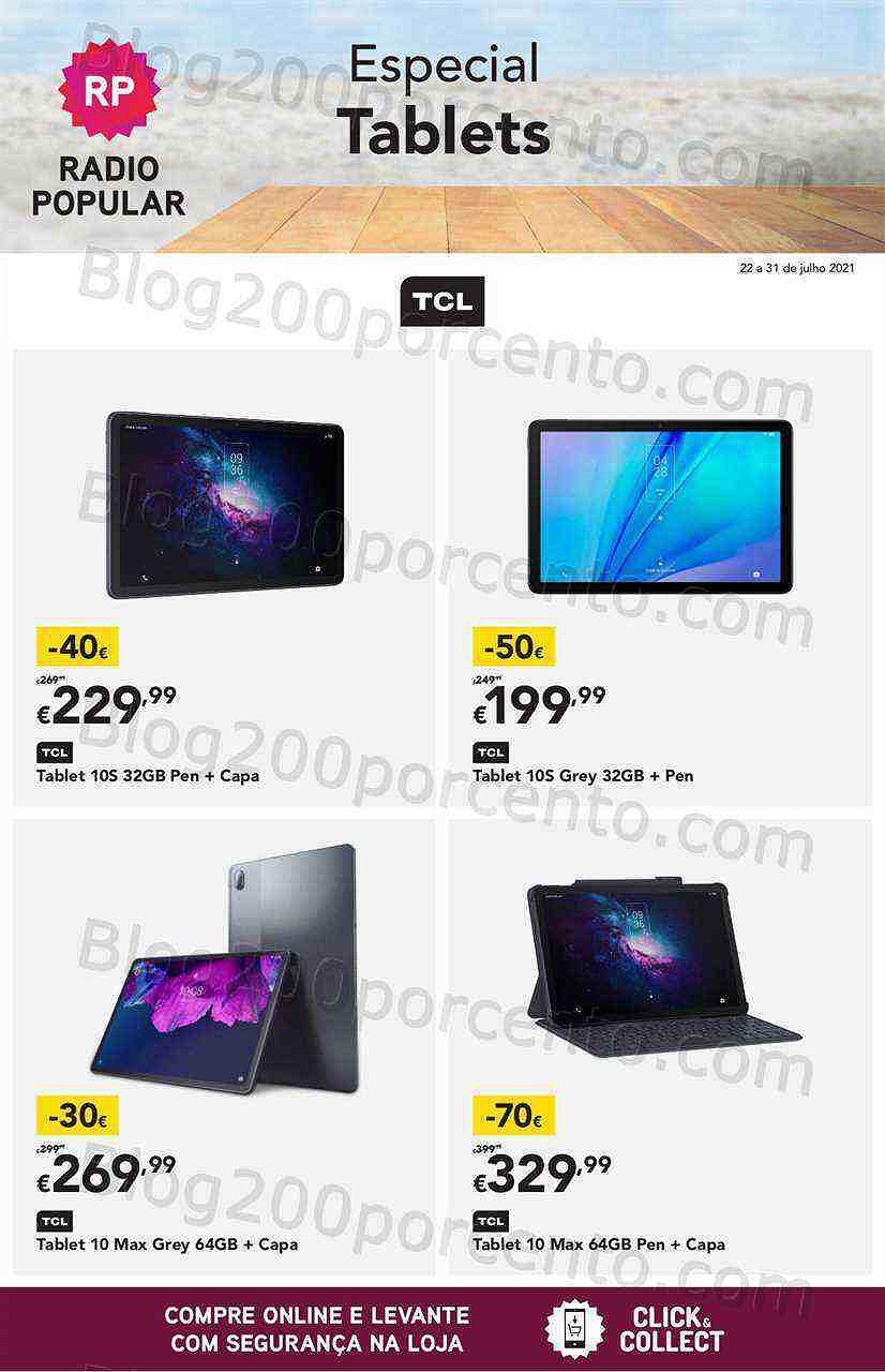 Radio Popular Especial Tablets 22 a 31 julho