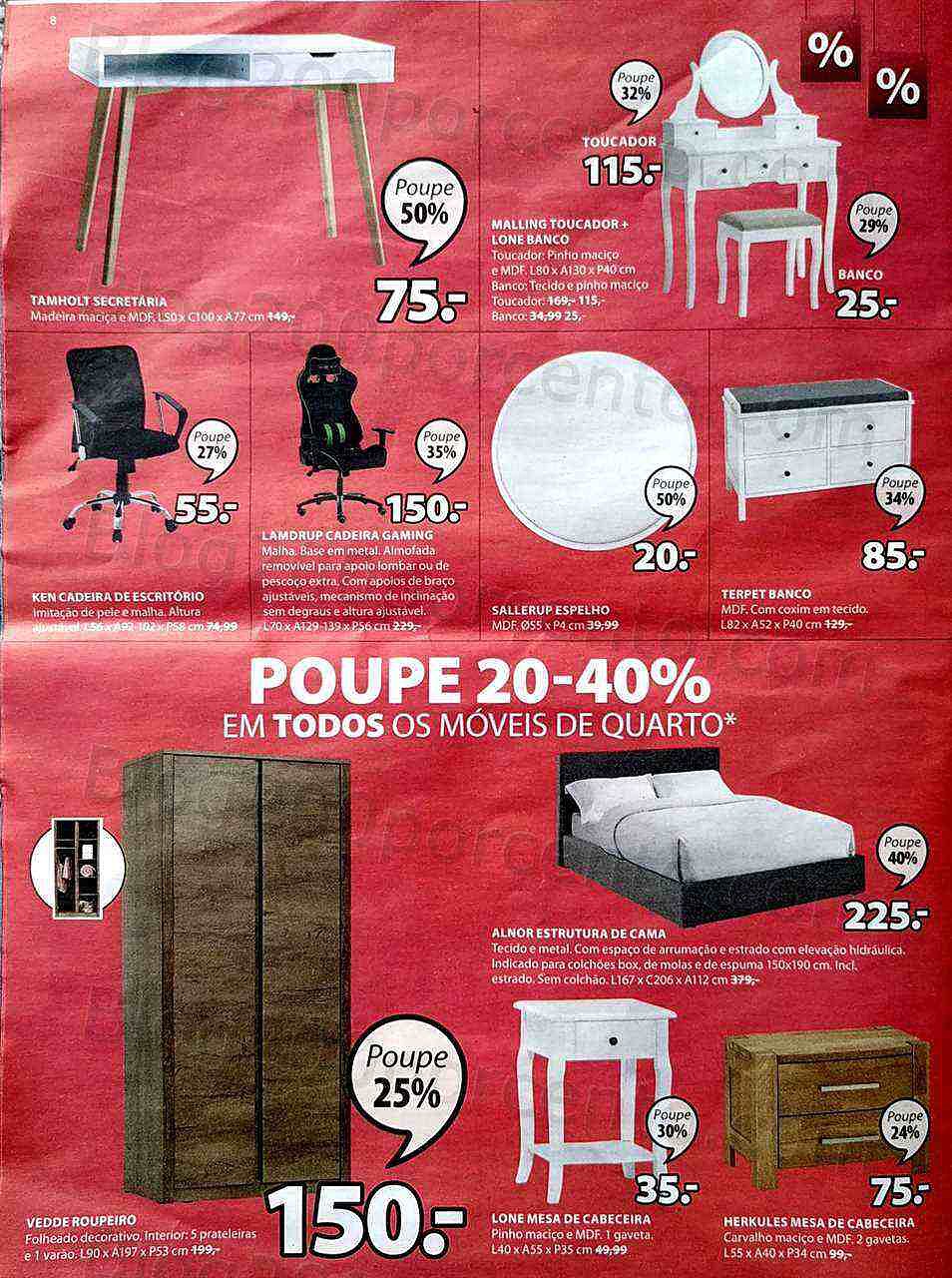 Folheto Jysk 12 a 18 agosto