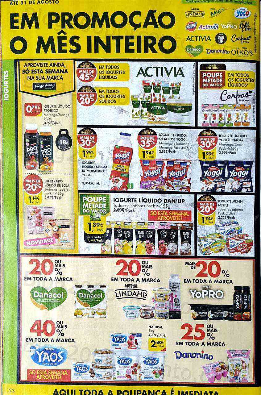 Antevisão Folheto PINGO DOCE 10 a 16 Agosto