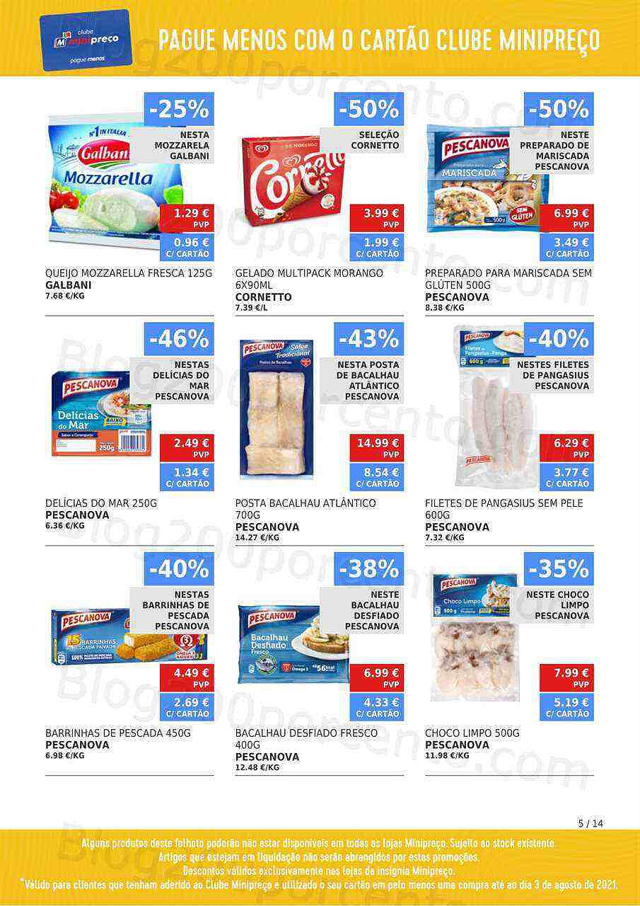 Clube Minipreço 5 a 11 agosto