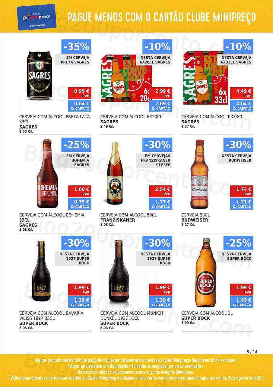 Clube Minipreço 5 a 11 agosto