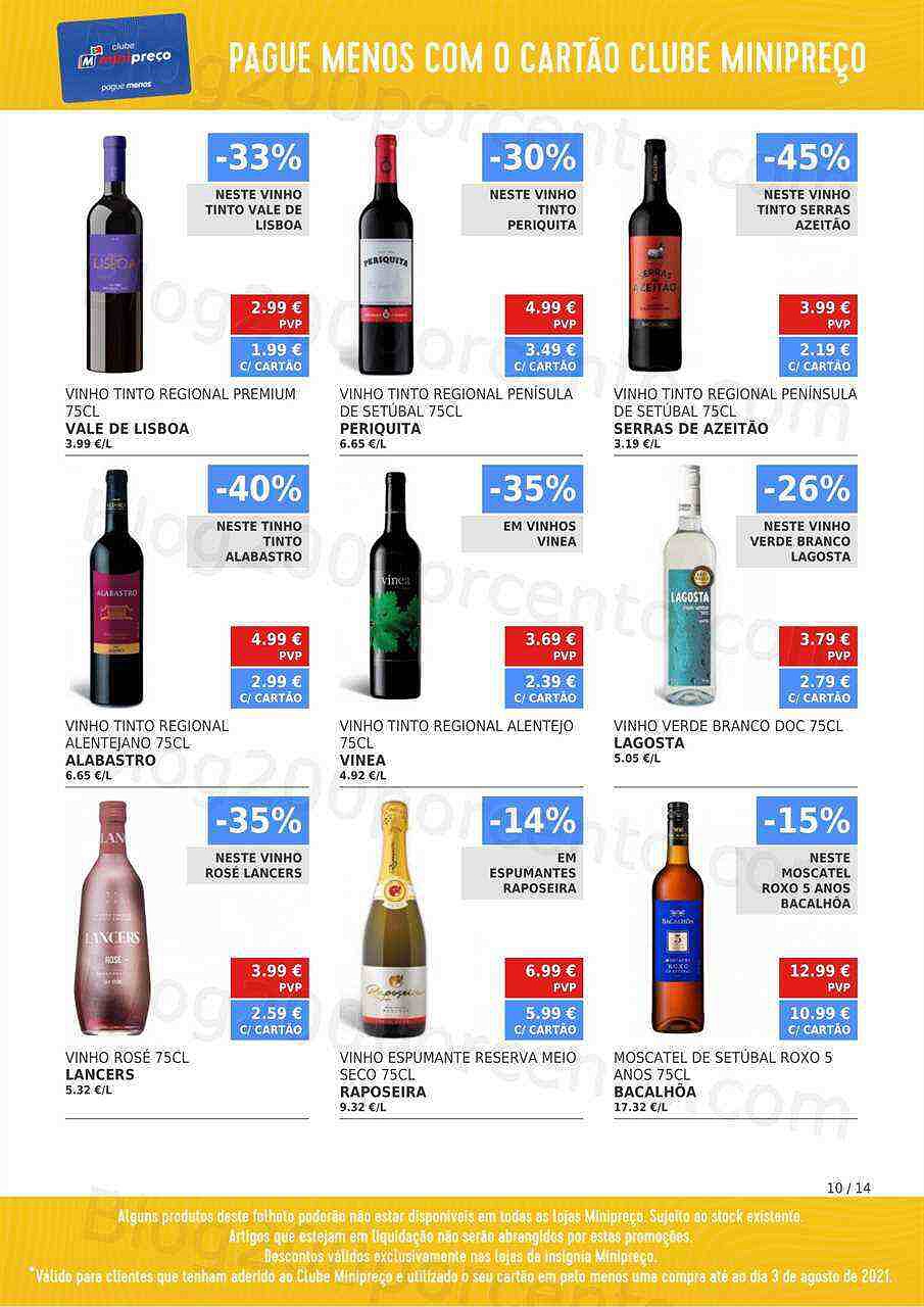 Clube Minipreço 5 a 11 agosto