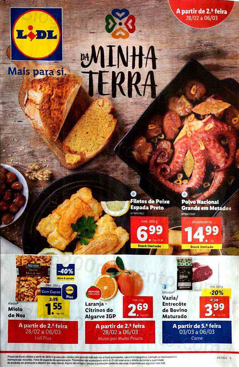 Antevisão Folheto LIDL Promoções de 28 fevereiro a 6 março