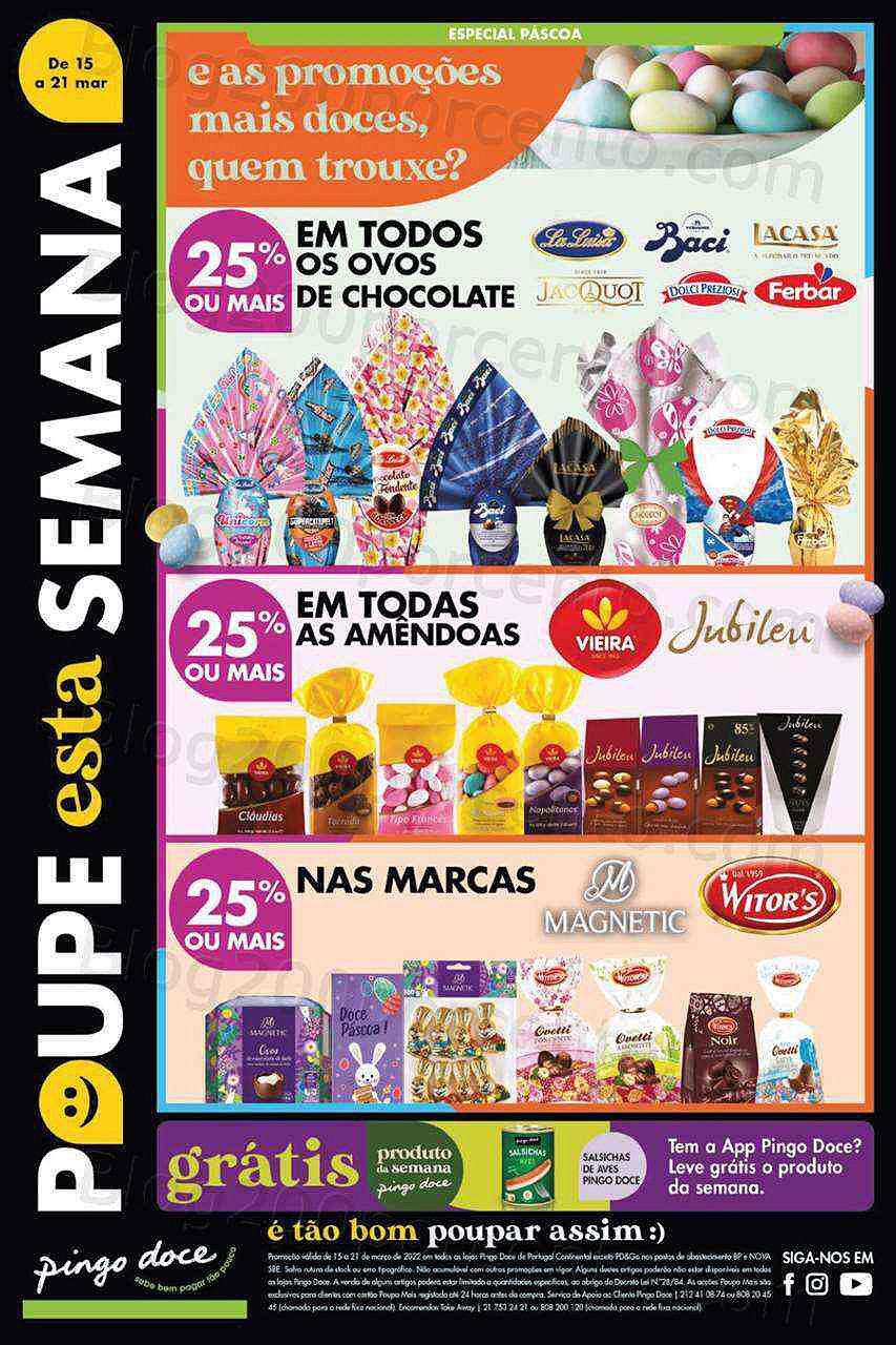 Antevisão Folheto PINGO DOCE Promoções de 15 a 21 março
