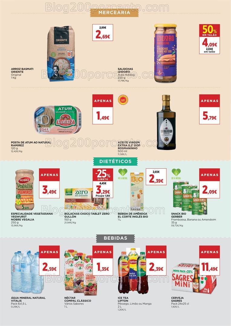 Antevisão Folheto EL CORTE INGLÉS Supermercado Promoções de 18 a 31 outubro