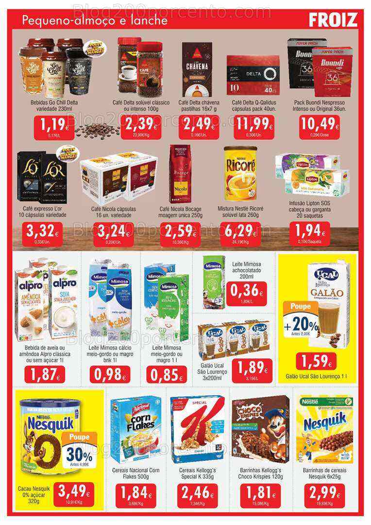 Antevisão Folheto FROIZ Promoções de 12 a 27 julho