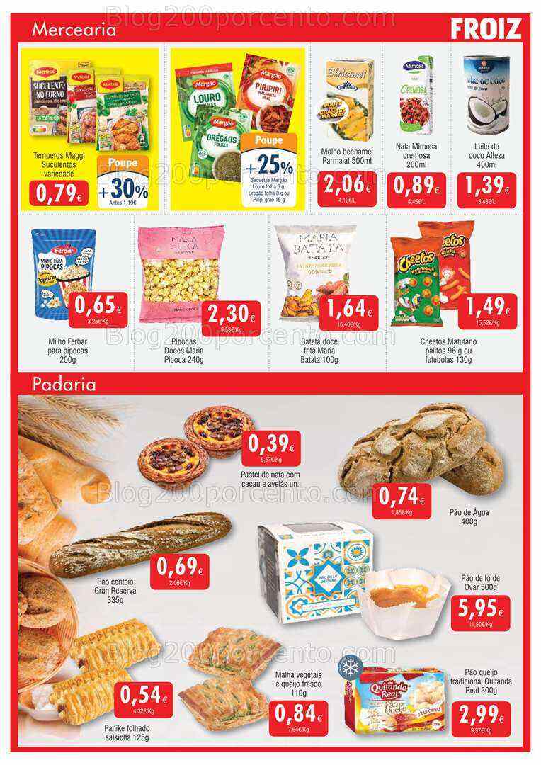 Antevisão Folheto FROIZ Promoções de 12 a 27 julho