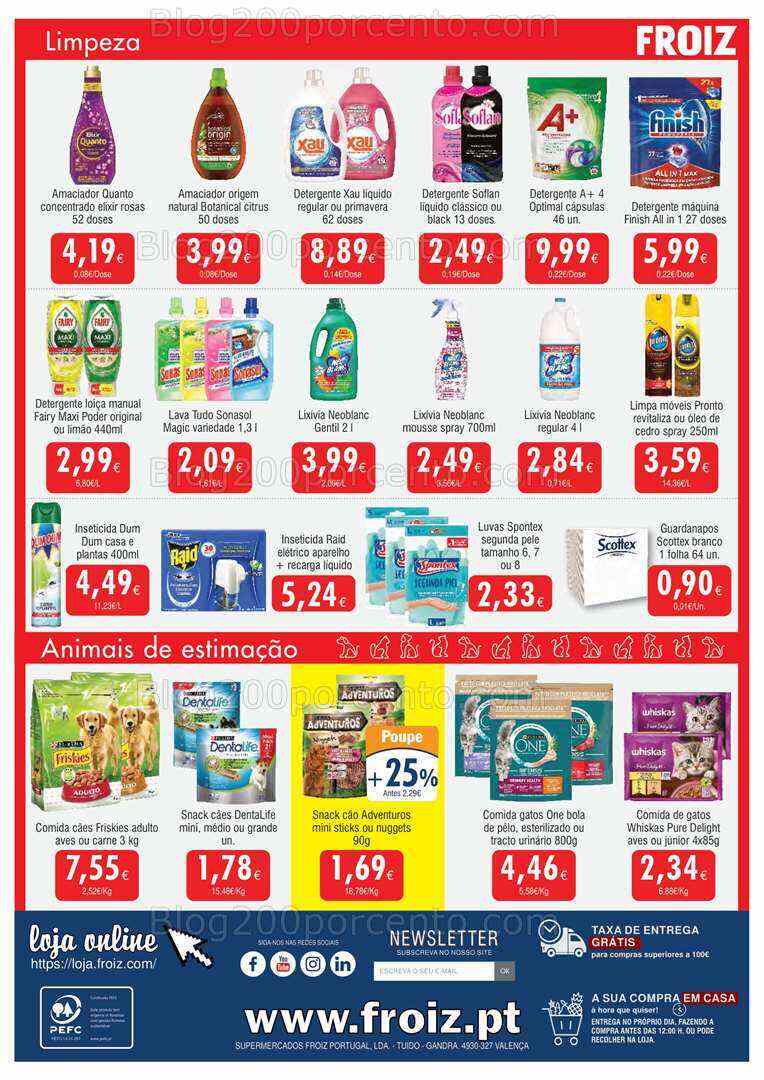 Antevisão Folheto FROIZ Promoções de 12 a 27 julho