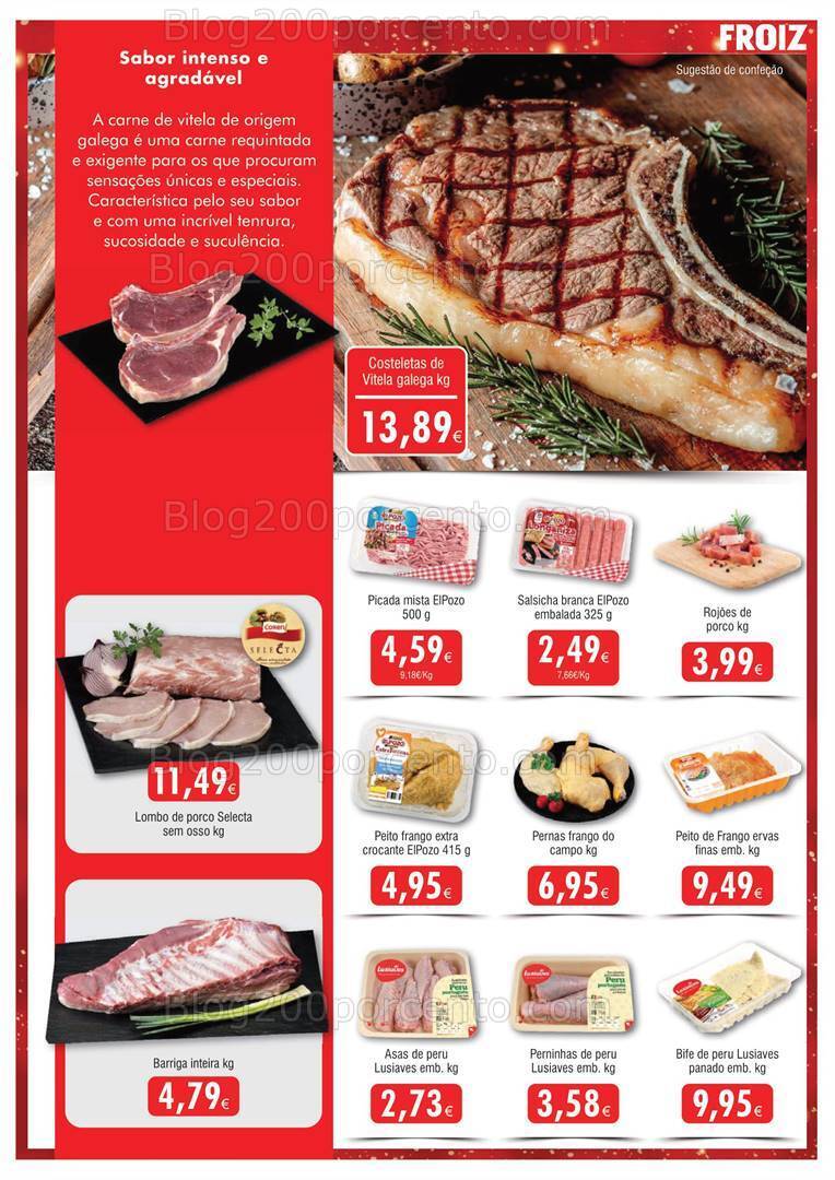 Antevisão Folheto FROIZ Natal Promoções de 30 novembro a 19 dezembro