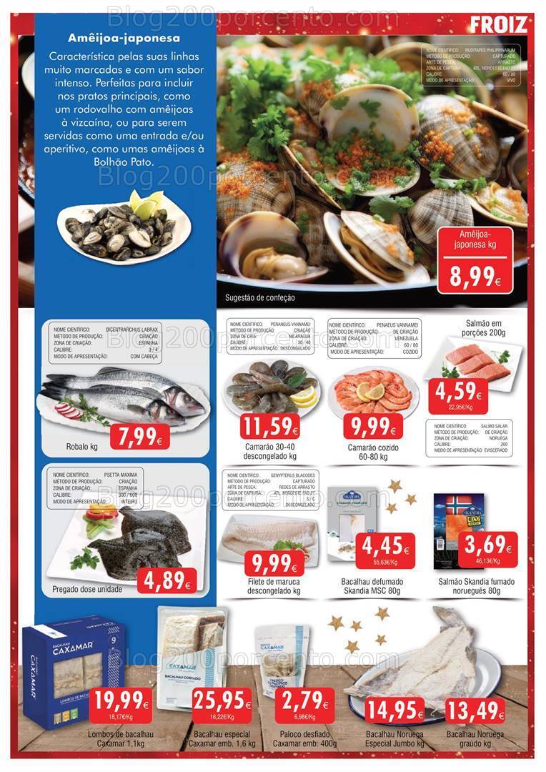 Antevisão Folheto FROIZ Natal Promoções de 30 novembro a 19 dezembro