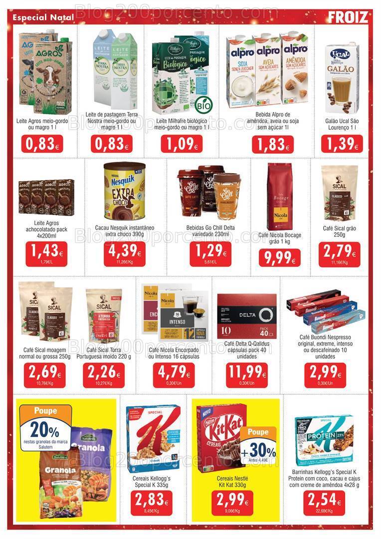 Antevisão Folheto FROIZ Natal Promoções de 30 novembro a 19 dezembro